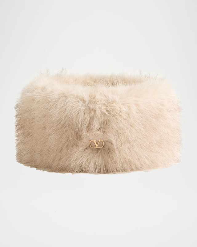 VLogo Signature Faux Fur Headband